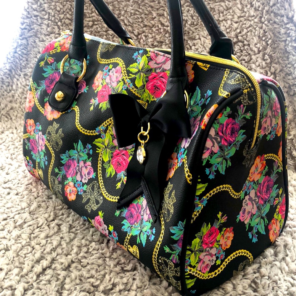 Betsy Johnson Floral Purse